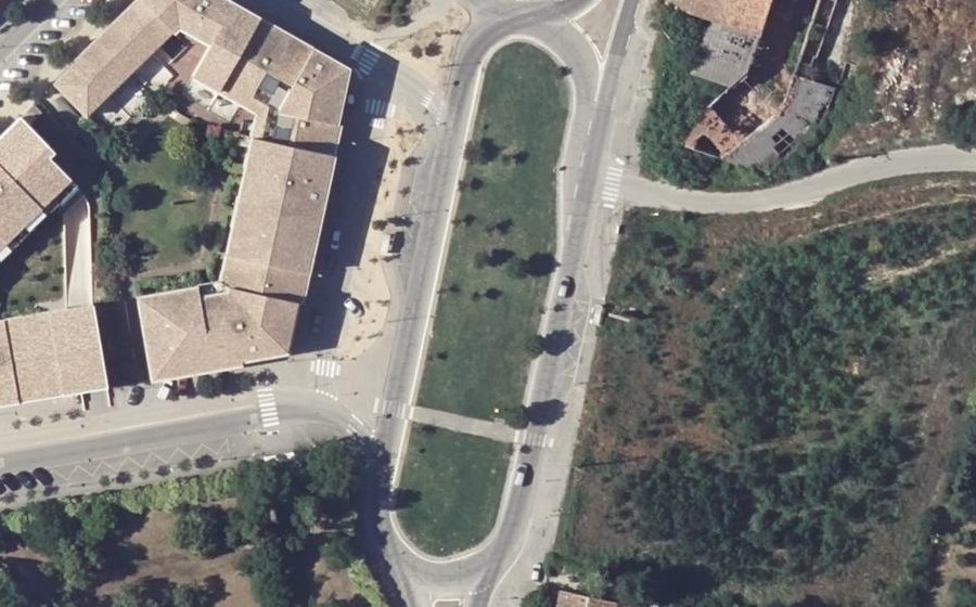 Vue aérienne du Route de Marseille
