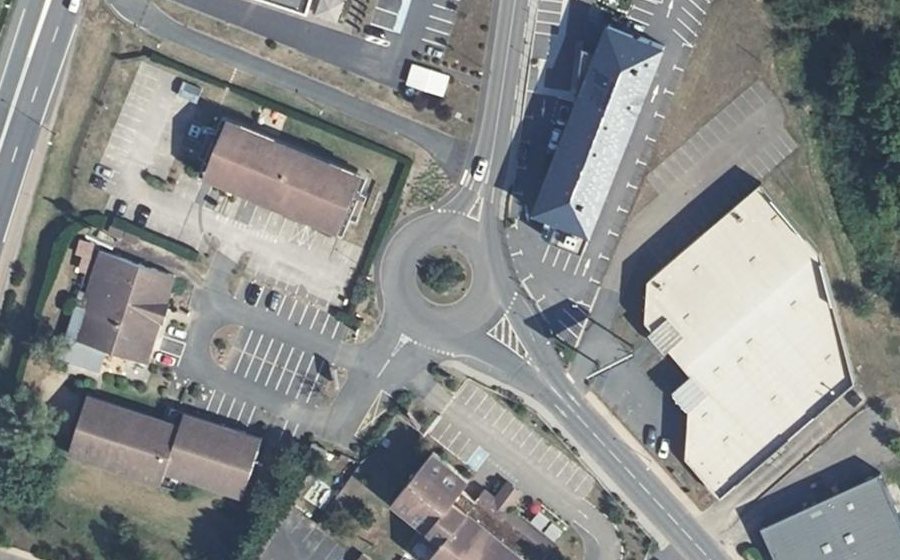 Vue aérienne du Rue de Bresse