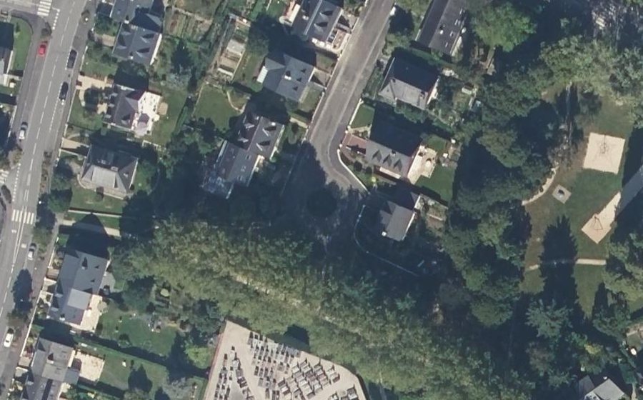 Vue aérienne du Rue de Champagne