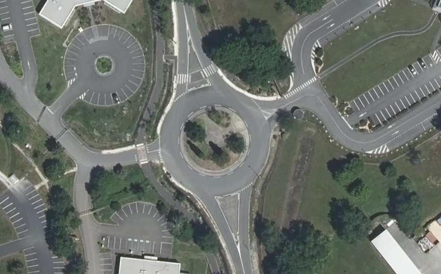 Vue aérienne du Rue Marcel Issartier