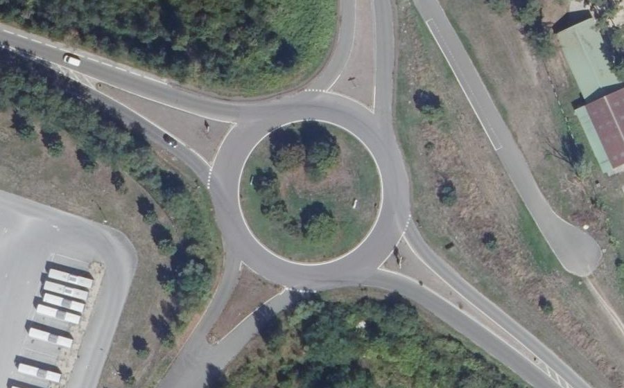 Vue aérienne du Chemin du Rouillard