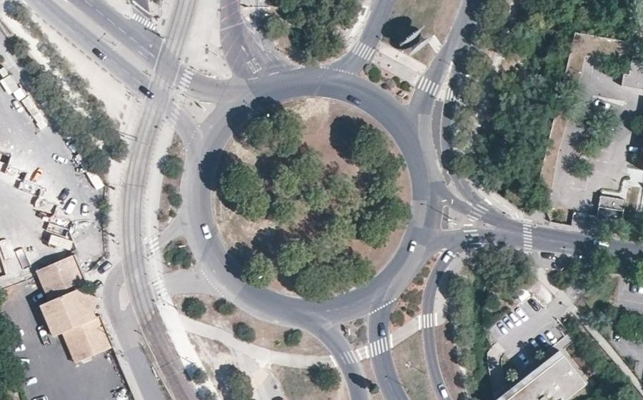 Vue aérienne du Place Robert Schuman
