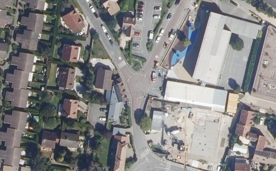 Vue aérienne du Rue Louise Michel