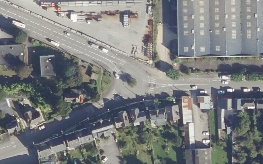 Vue aérienne du Rond-Point de Saint-Denis