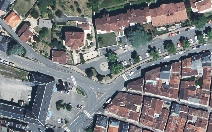 Vue aérienne du La Promenade du Petit Languedoc