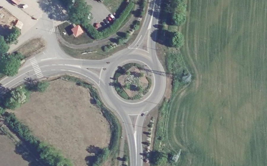 Vue aérienne du Rue de Metz