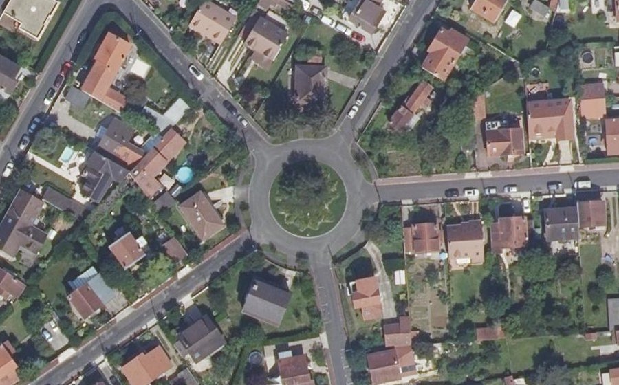 Vue aérienne du Place de l'Étoile