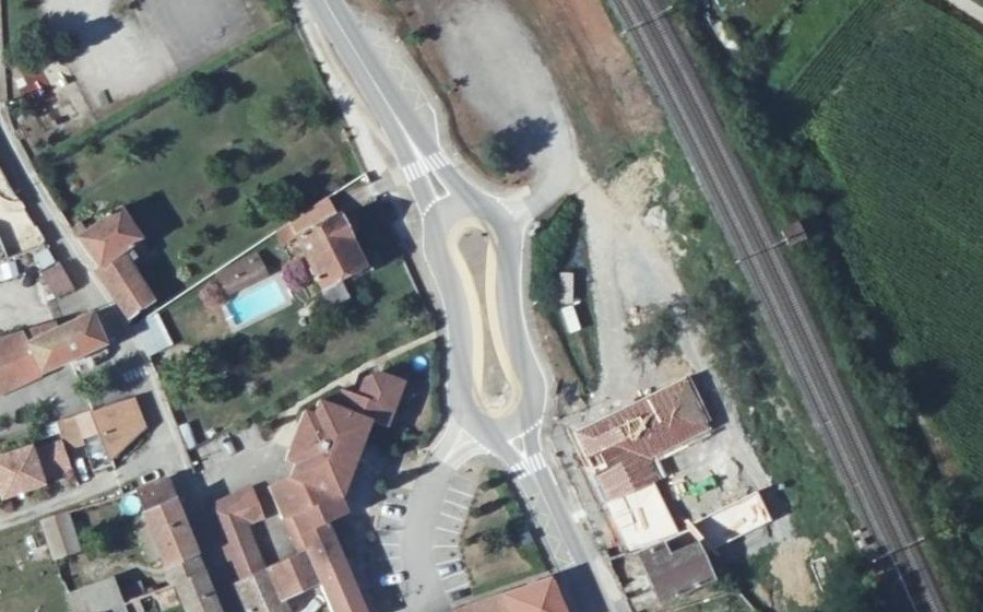 Vue aérienne du Route Départementale 86