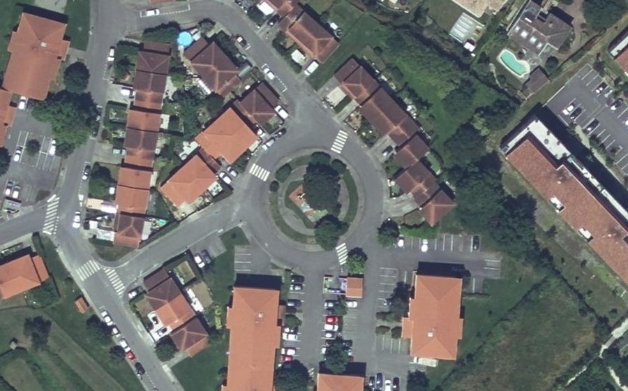 Vue aérienne du Rue des Hauts de Gam