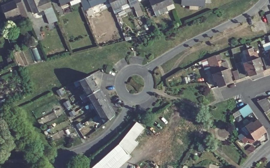 Vue aérienne du Cité Richard Canu