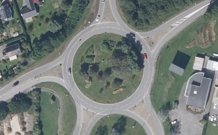 Vue aérienne du Giratoire de la Madeleine