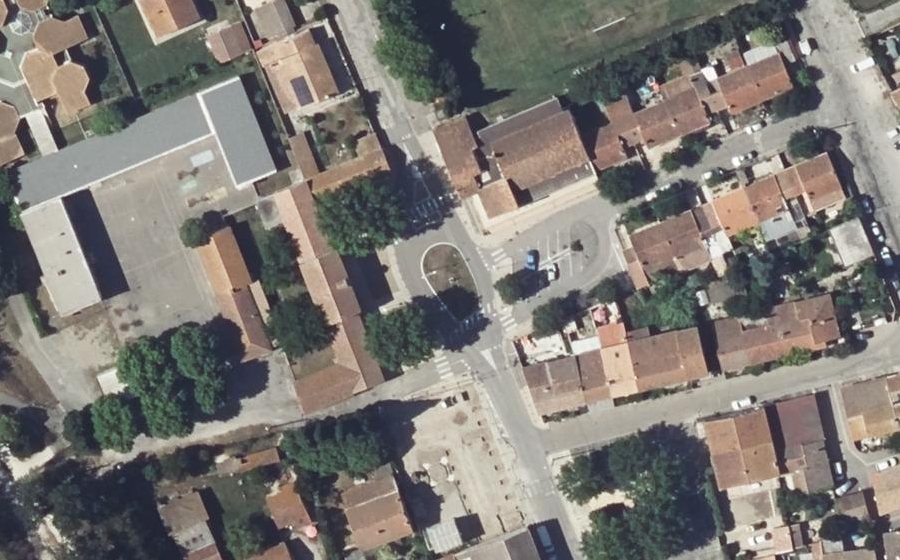 Vue aérienne du Avenue Alain Guigue