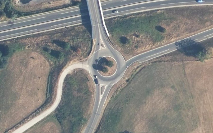 Vue aérienne du Route de Margencel