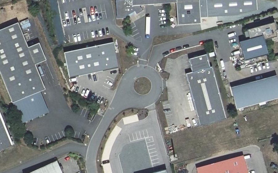 Vue aérienne du Rue de Montépy