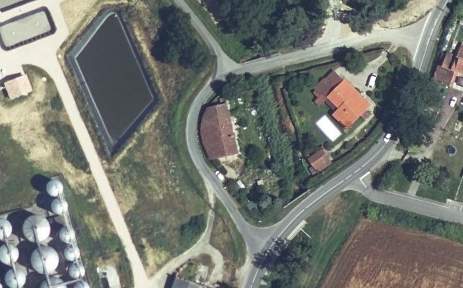 Vue aérienne du Avenue des Vignerons