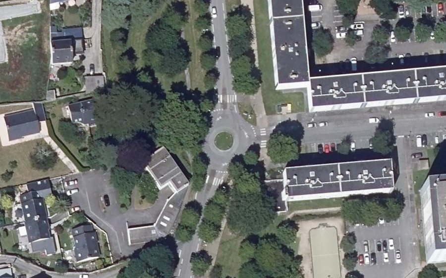 Vue aérienne du Avenue Capitaine Marienne