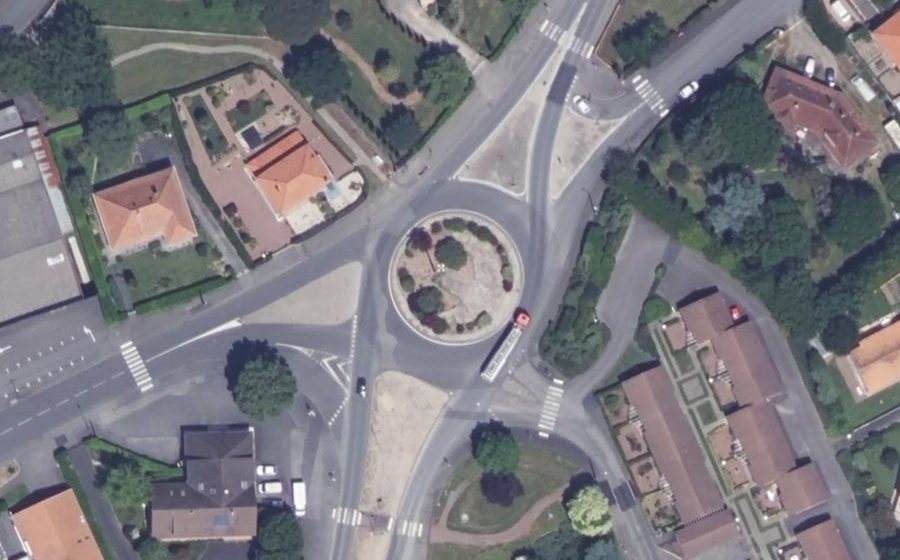 Vue aérienne du Boulevard du Parnasse
