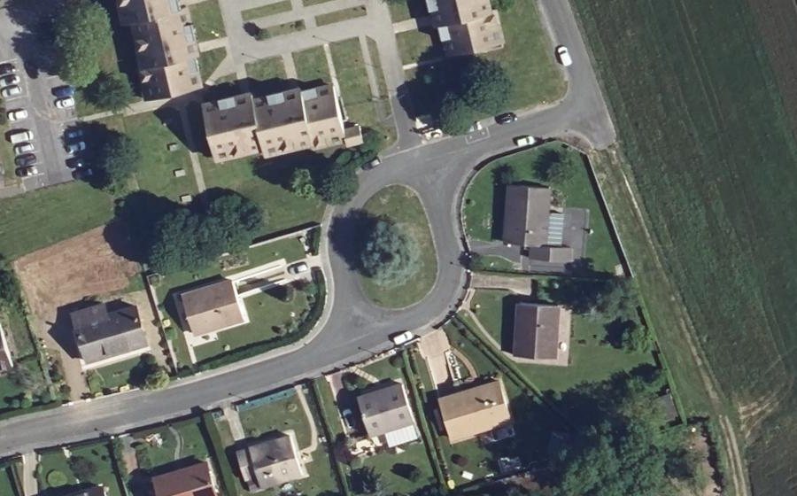 Vue aérienne du Rue du Docteur Delorme