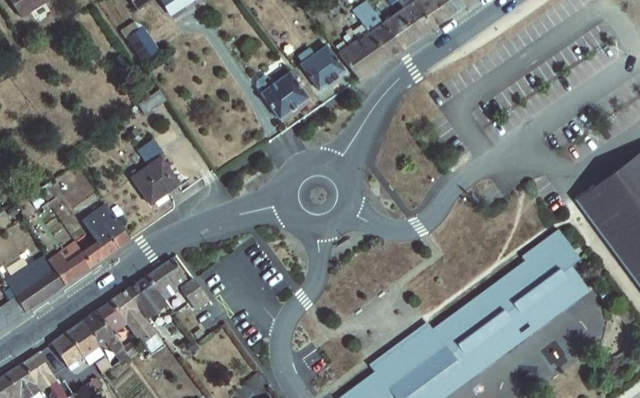 Vue aérienne du Avenue de la Forêt