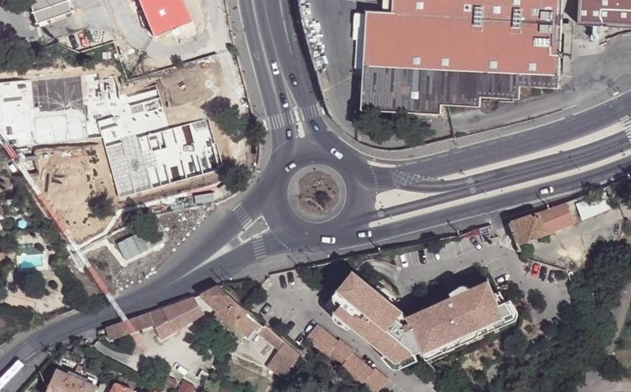 Vue aérienne du Avenue Prosper Mérimée