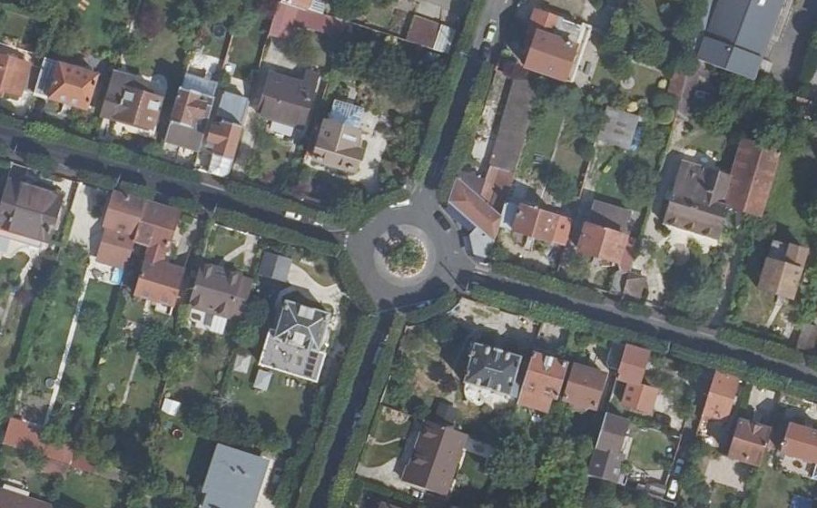 Vue aérienne de la Place Differdange