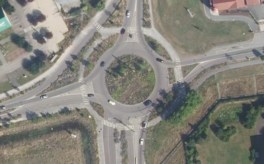 Vue aérienne du Boulevard de Sully