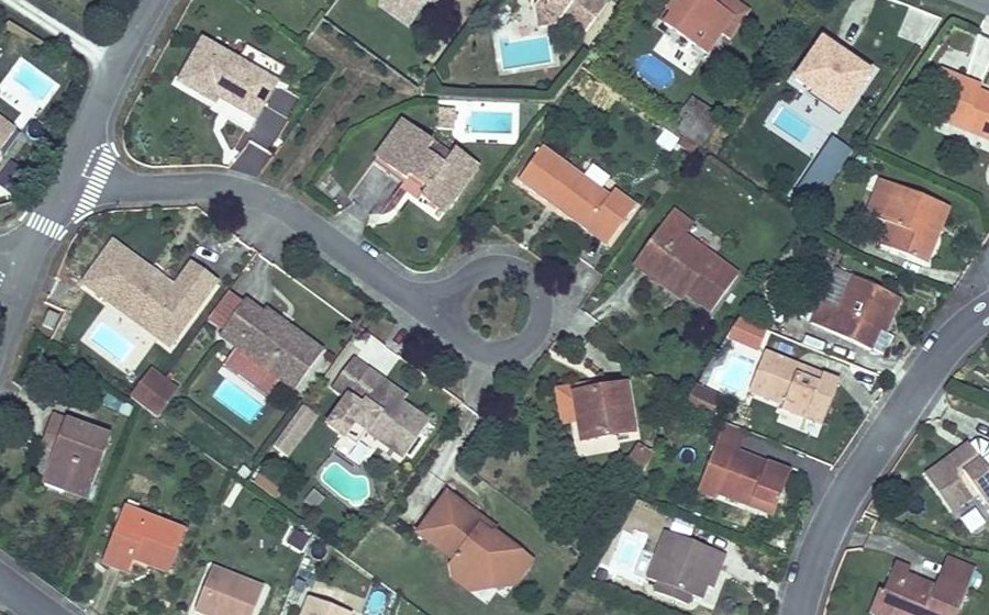 Vue aérienne du Impasse de Bacou