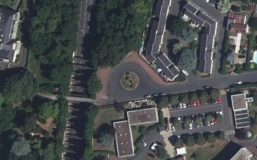 Vue aérienne du Allée Gaston Pagès