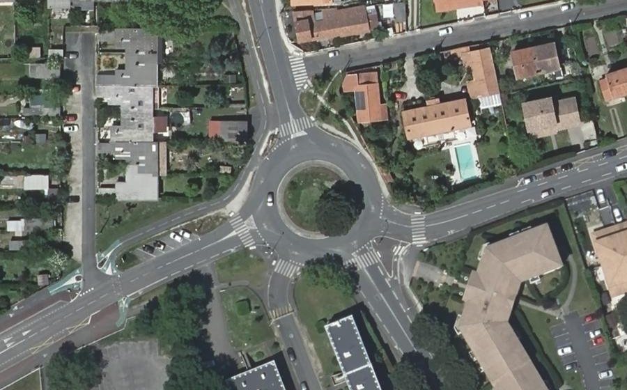 Vue aérienne du Avenue Roger Cohé