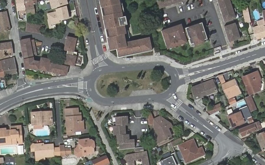 Vue aérienne du Avenue du Docteur Nancel Pénard