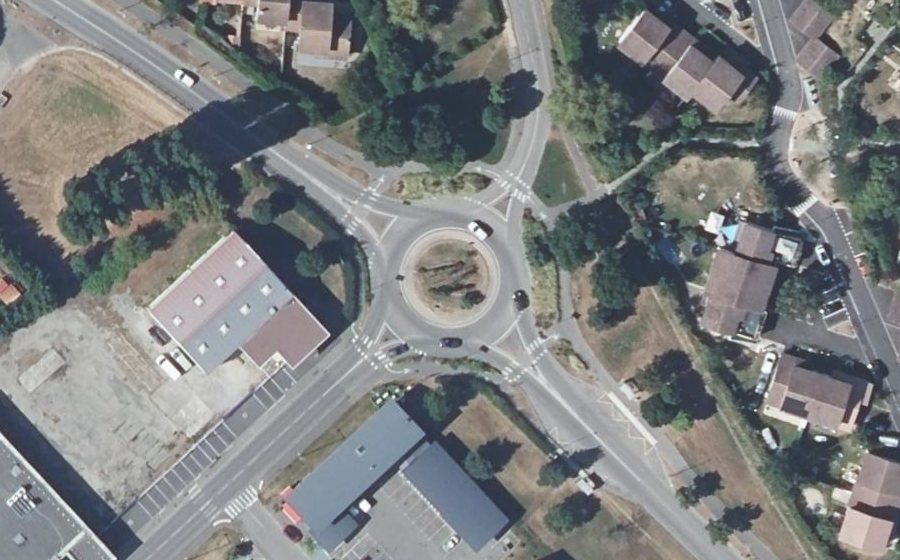 Vue aérienne du Avenue de Jallieu