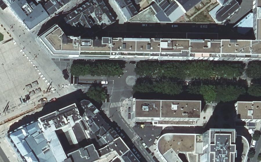 Vue aérienne du Avenue du Général de Gaulle