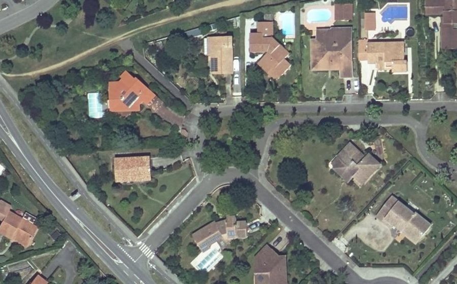 Vue aérienne du Allée du Riverot