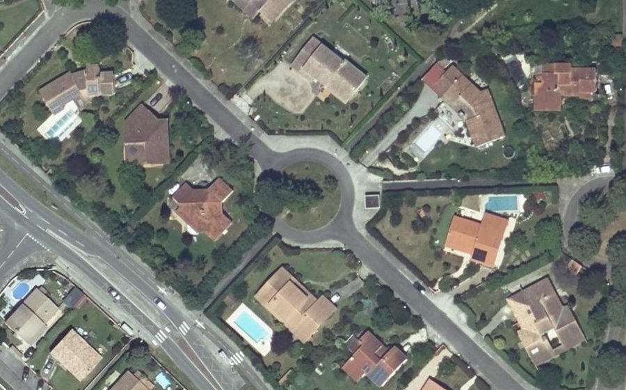 Vue aérienne du Allée du Riverot