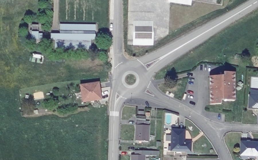 Vue aérienne du Rue Robert Schuman