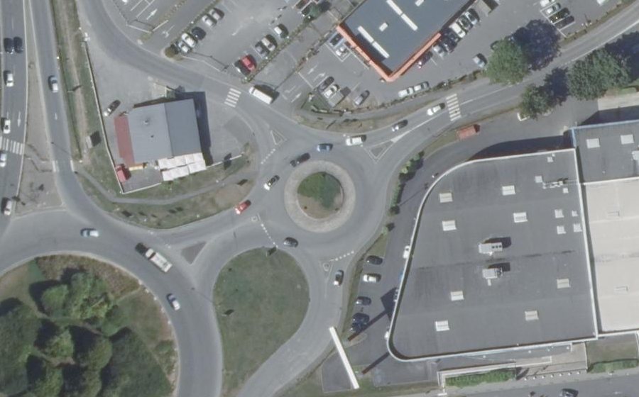 Vue aérienne du Rue Victor Drouet