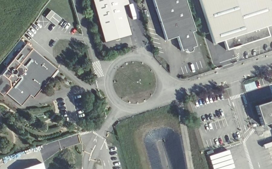 Vue aérienne du Rue Jean Monnet