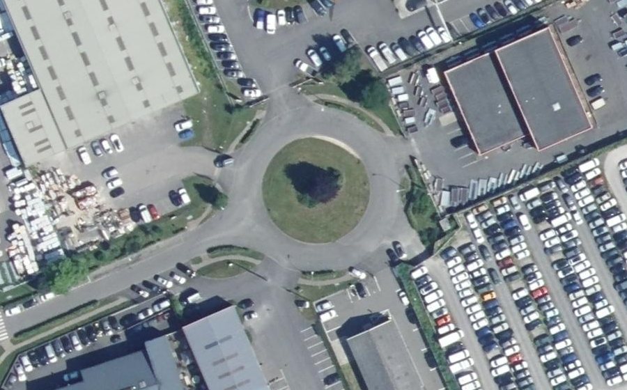 Vue aérienne du Rue Alain Colas