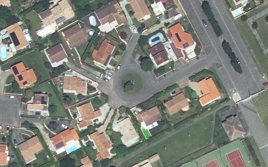 Vue aérienne du Impasse du Stade