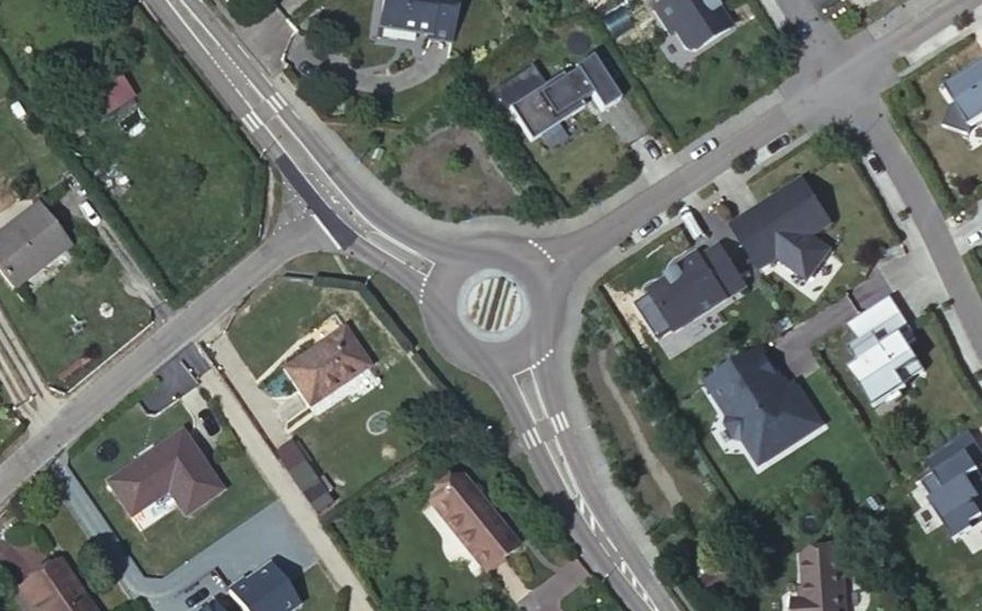 Vue aérienne du Route de Mesnil-Esnard