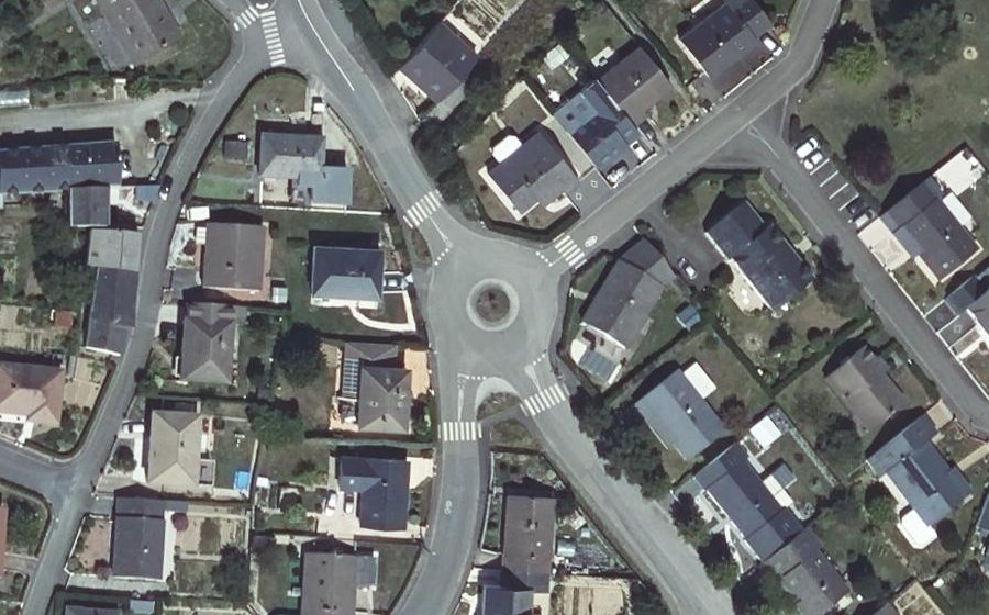 Vue aérienne du Rue des Violettes