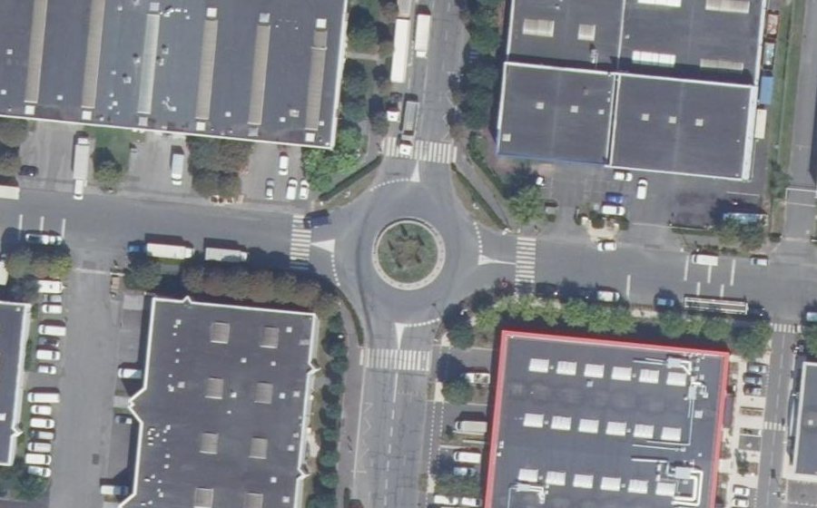 Vue aérienne du Grande Allée