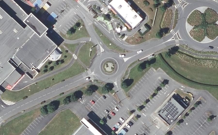 Vue aérienne du Rue de Fabrèges