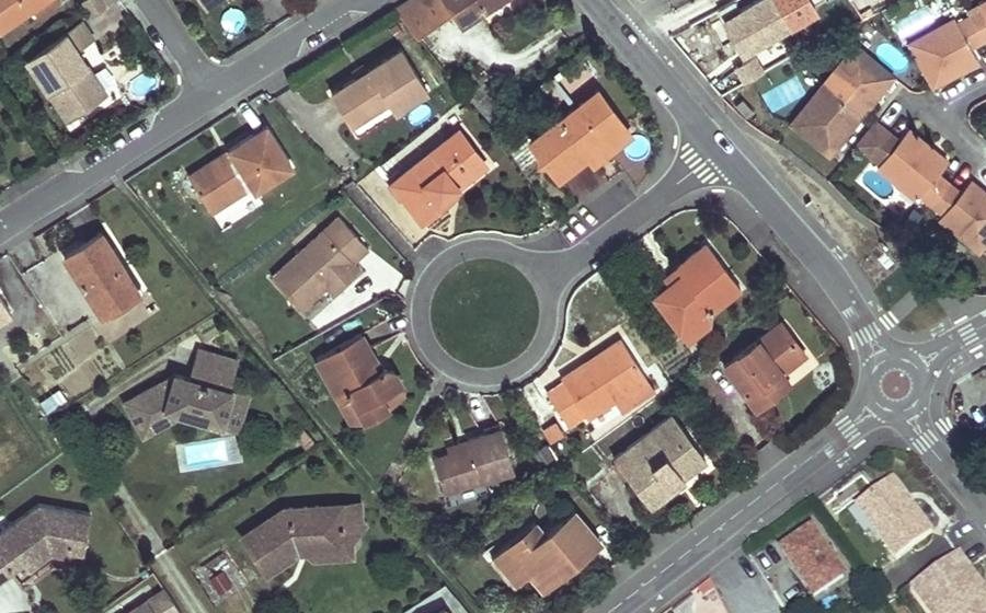 Vue aérienne du Place des Pyrénées