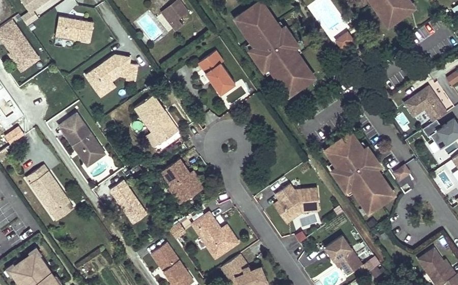Vue aérienne du Rue de la Bouquetière