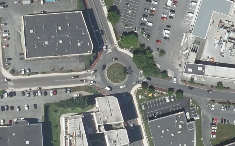 Vue aérienne du Avenue Henri Vigneau