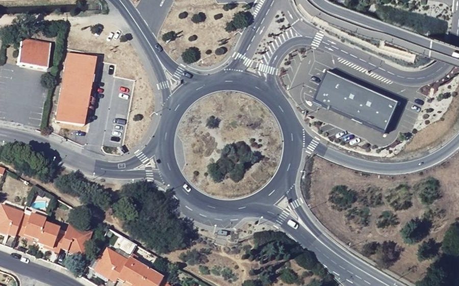 Vue aérienne du Place Salvador Espriu