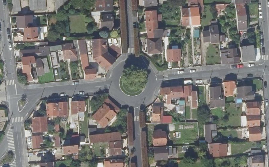 Vue aérienne du Place Albert Sarraut