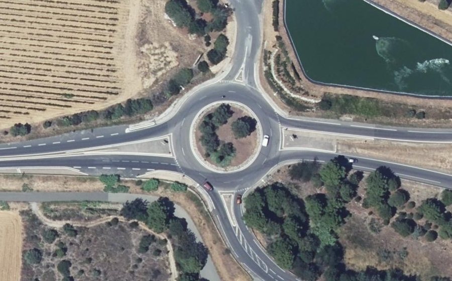 Vue aérienne du Rond-point anonyme n°25003812