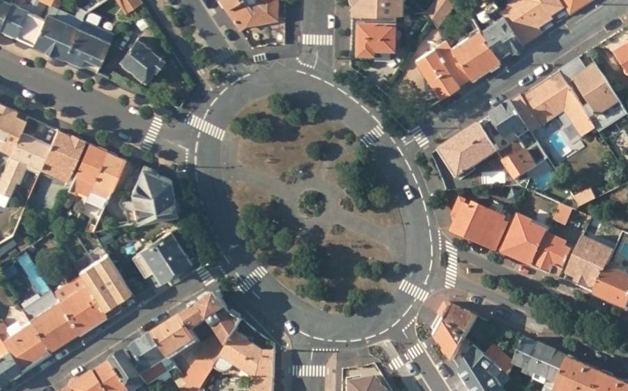 Vue aérienne du Place de Schwabach